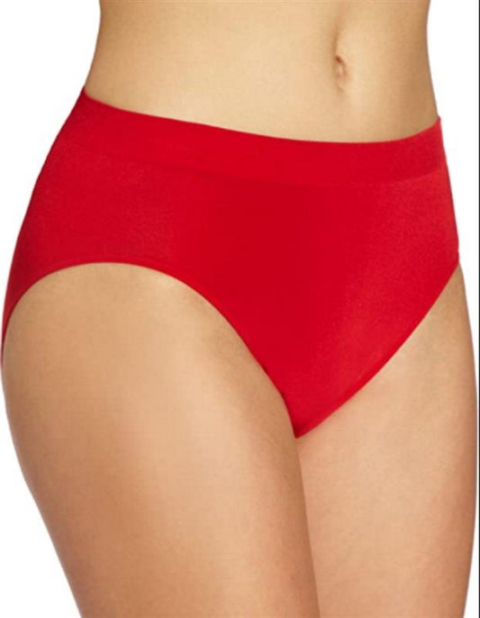 NWT Wacoal Small B Smooth Hi Cut Brief Panty 834175 Red 128614