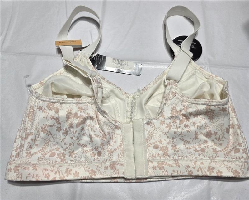 NWT Bali 34DD Double Support Back Smooth Bra Cool Comfort Floral DF0044 128616
