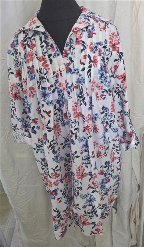 NWT Papinelle L Harper Cozy LONG SLEEVE NIGHTSHIRT Snow White 128648