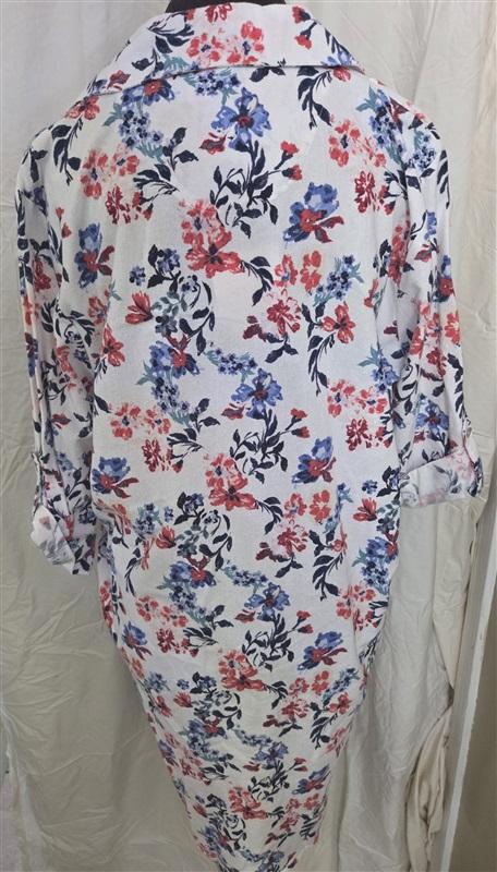 NWT Papinelle L Harper Cozy LONG SLEEVE NIGHTSHIRT Snow White 128648