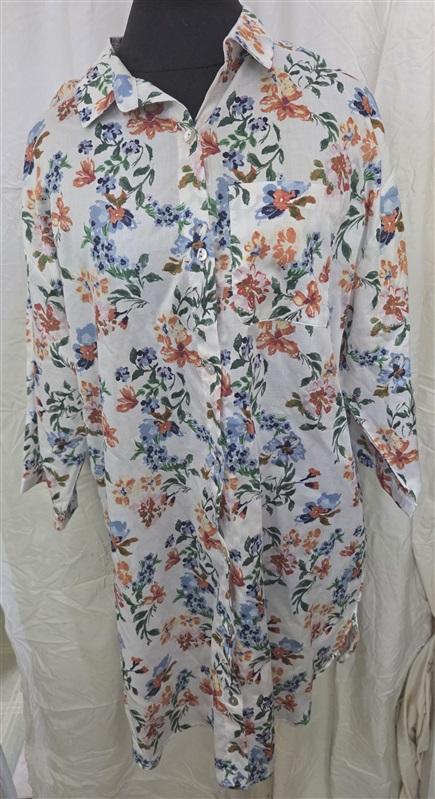 NWT Papinelle M Cozy LONG SLEEVE NIGHTSHIRT Snow White 128648