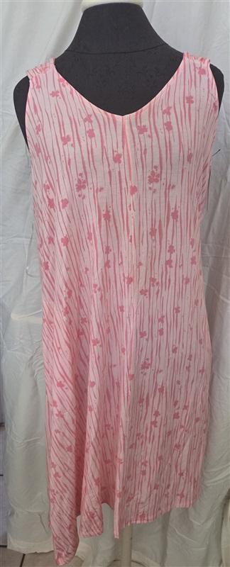 NWT DKNY Donna Karan M Sleeveless Chemise Nightgown Rose Pink 128657