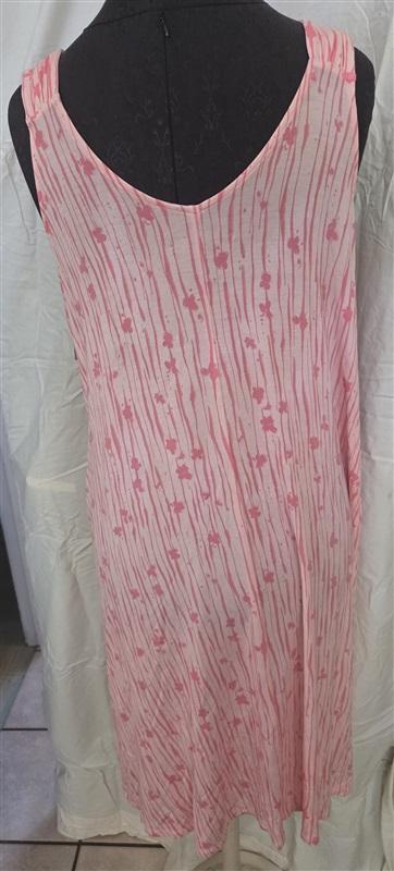 NWT DKNY Donna Karan M Sleeveless Chemise Nightgown Rose Pink 128657