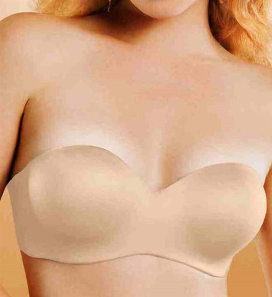 NWOT Lilyette 42DD Indulgent Comfort Strapless With Lift Bra 822 Beige 128669