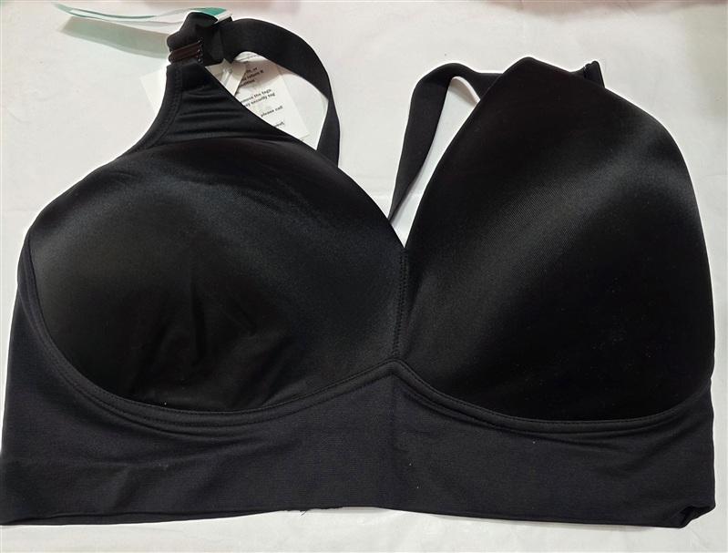 NWT Warners 40D Elements of Bliss® Wire-Free Bra RM3741A Black 128754