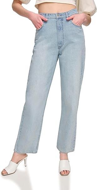NWT DKNY 31 12 Broome High Rise Raw Hem Vintage Jeans Ankle 128782