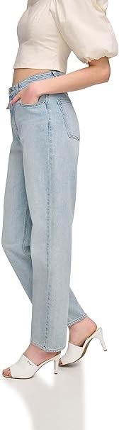 NWT DKNY 31 12 Broome High Rise Raw Hem Vintage Jeans Ankle 128782