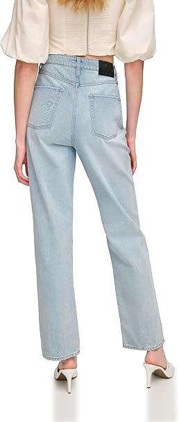 NWT DKNY 31 12 Broome High Rise Raw Hem Vintage Jeans Ankle 128782