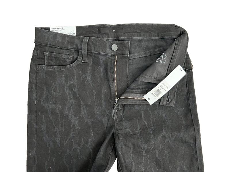 NWT Joe's Jeans 27 Charlie high Rise Skinny Ankle Panther Black Jeans 128783