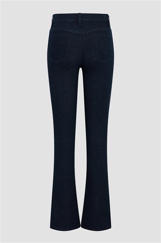 NWT Hudson 31 Barbara High-Rise Baby Boot Cut Vent Jean Blue 128785