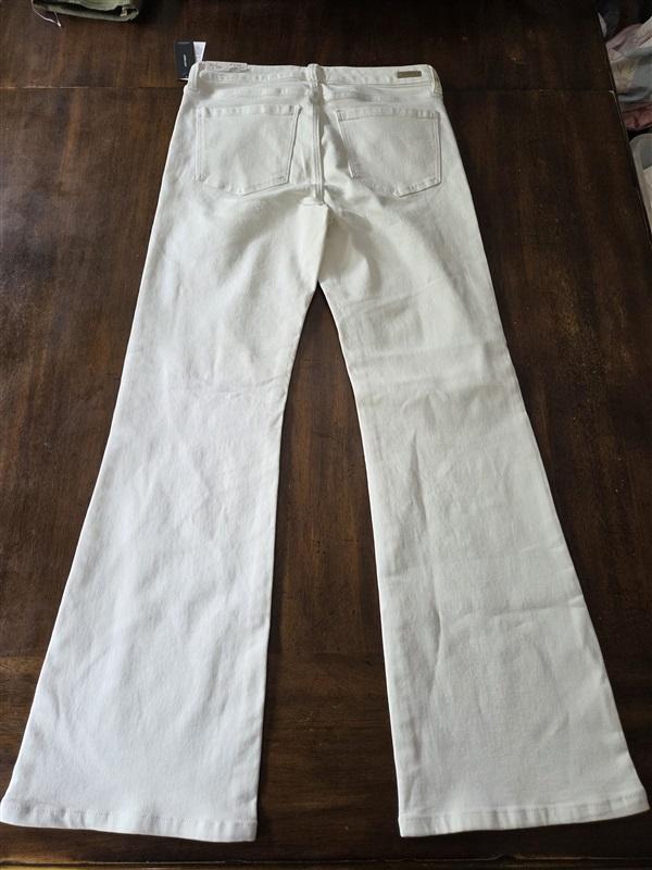 NWTD Liverpool 10 30 Eco Lucy Hi Rise Bootcut Jeans White 128799