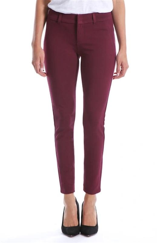 NWT KUT 4S Mia Ankle Skinny Trouser Pants Black 128804