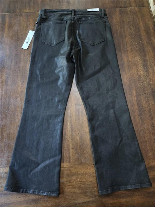 NWT Joe's Jeans 27 The Callie High Waist Crop Bootcut Jeans Coated Blue 128805