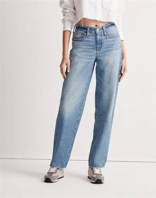 NWOT Madewell 31 Madewell x Donni Low-Rise Loose Jeans Mathison 128808