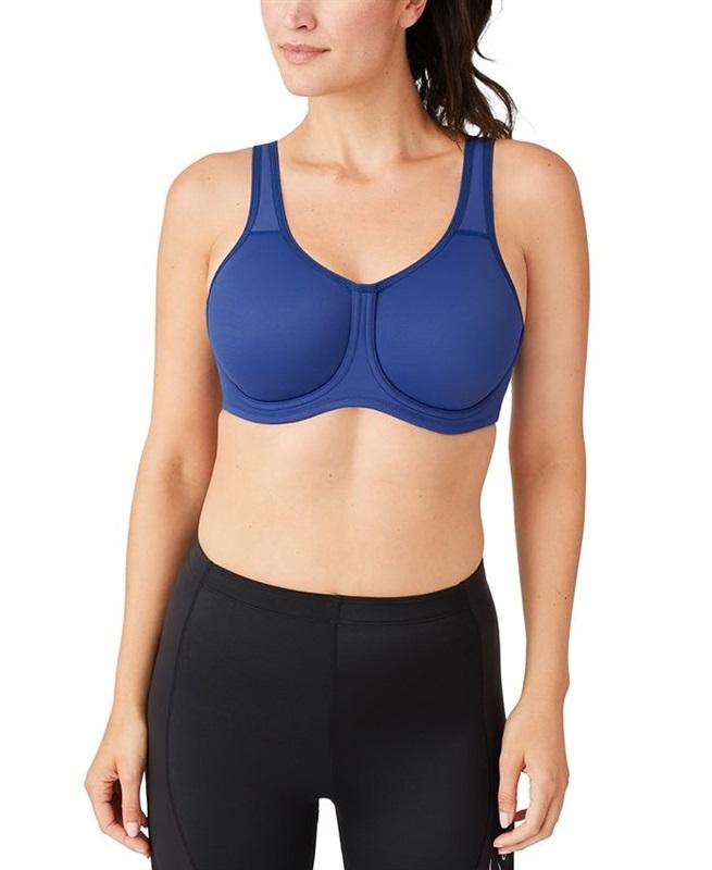 NWOT Wacoal 38DDD Blue Sport Underwire Bra 855170 Free Shipping 128825
