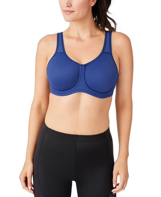 NWOT Wacoal 38DDD Blue Sport Underwire Bra 855170 Free Shipping 128825