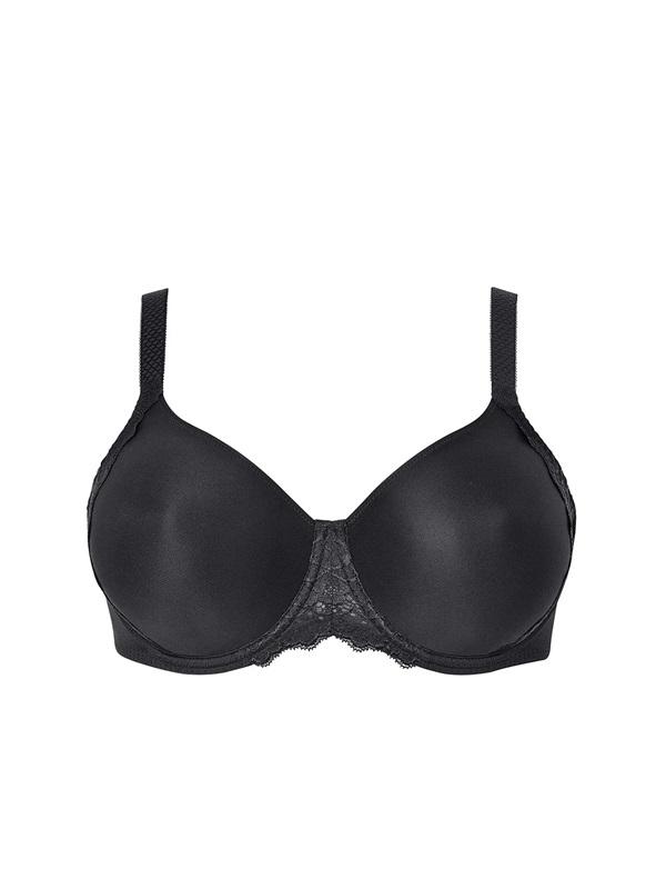 NWOT Simone Perele 32G Caresse Minimizer Bra 12A380 Black 128902