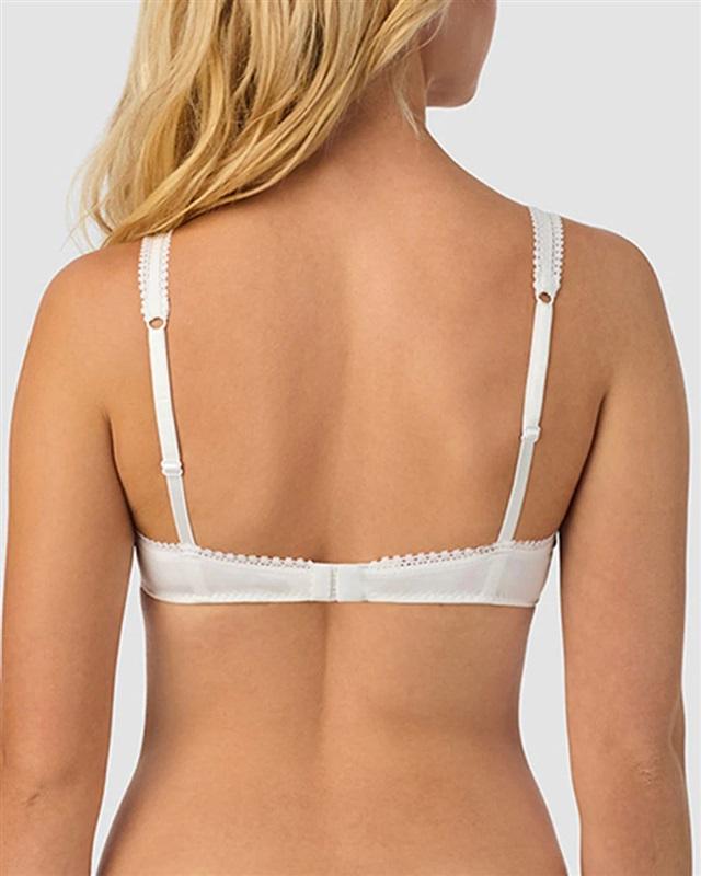 NWOT On Gossmer M Cabana Cotton Bralette 010404 White 128903