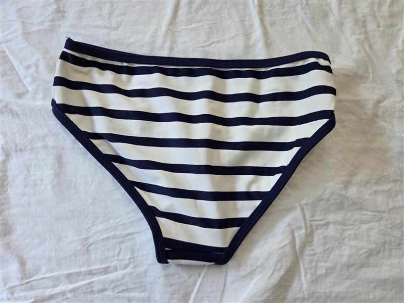 NWT Kate Spade SM Blue White Stripe Bikini Bottom 128939