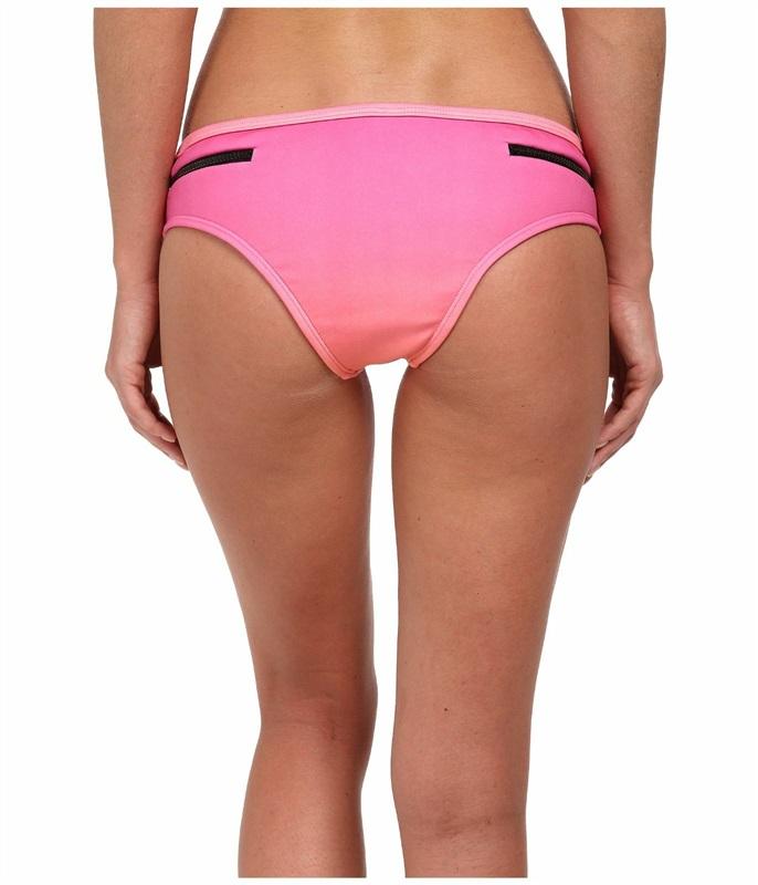 NWT Wildfox M ZIPPER SIDES BIKINI SWIM BOTTOMS Green 128949