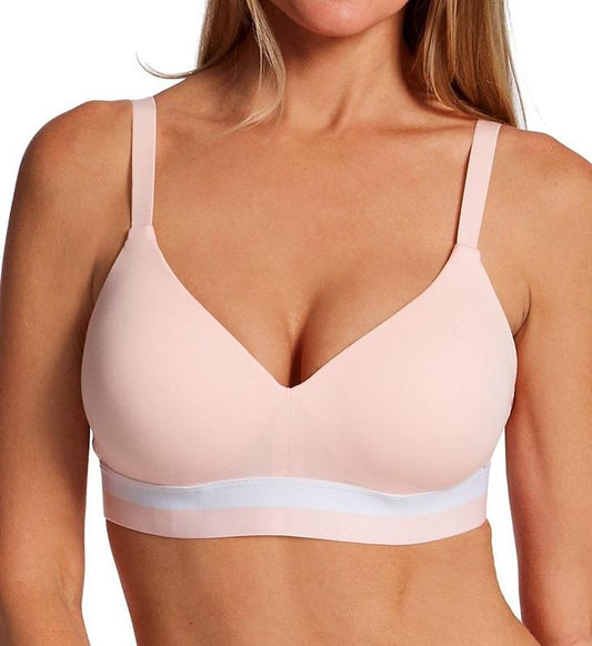 NWT Hanes M Natural Lift Wireless Push Up Bra Pink MHG568 128956