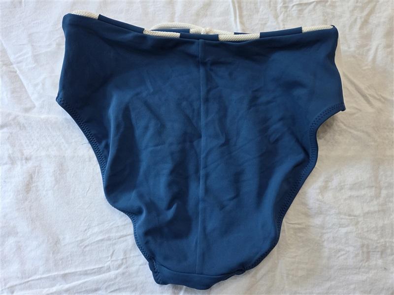 NWOT Robin Piccone M Emma High Waist Swim Bottom Safire Combo 128967