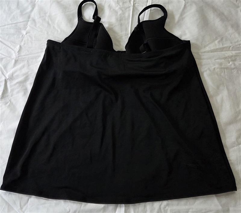 NWOT Cacique 42DDD V Neckline Underwire Swim Tankini 128973