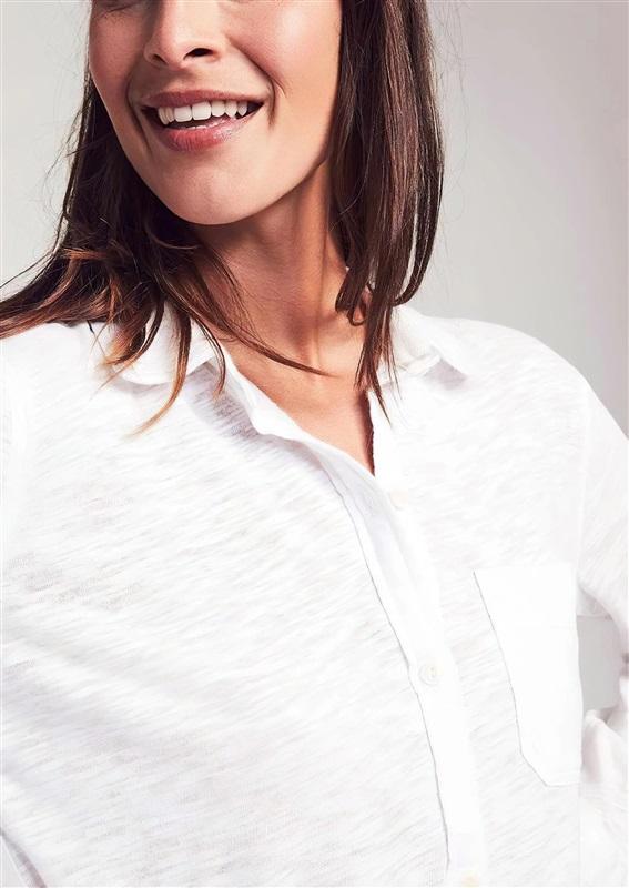 NWT Faherty XL Button Up Seasons Shirt Organic Cotton White 128988