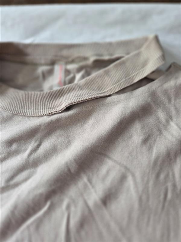 NWT Free People Movement M Oversize Reveal Silver Dusk Sweatshirt 128998