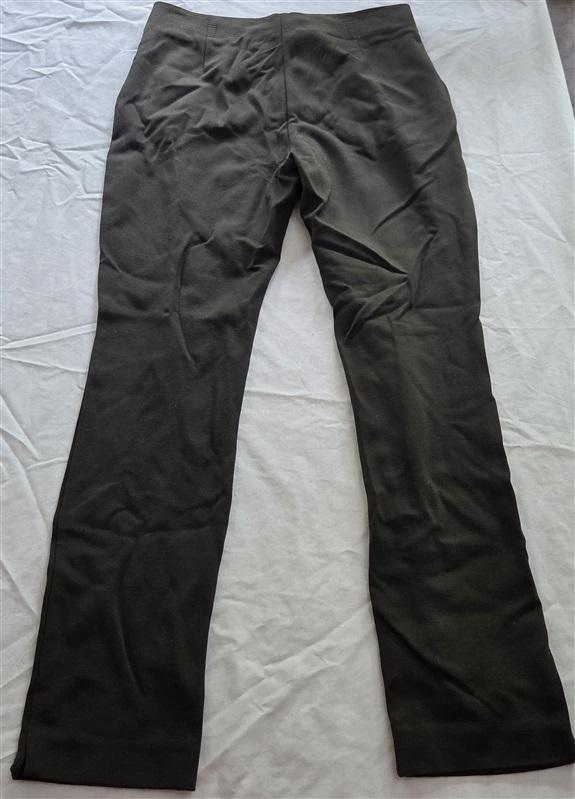 NWOT Eileen Fisher PP Small Olive Green Skinny Straight Pants 129015