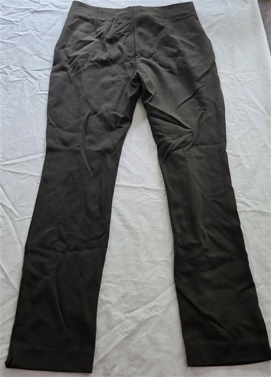 NWOT Eileen Fisher PP Small Olive Green Skinny Straight Pants 129015