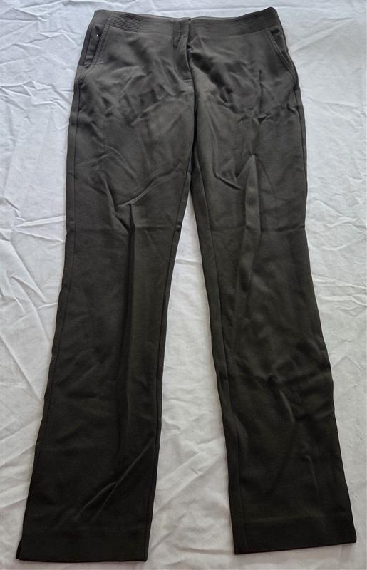 NWOT Eileen Fisher PP Small Olive Green Skinny Straight Pants 129015