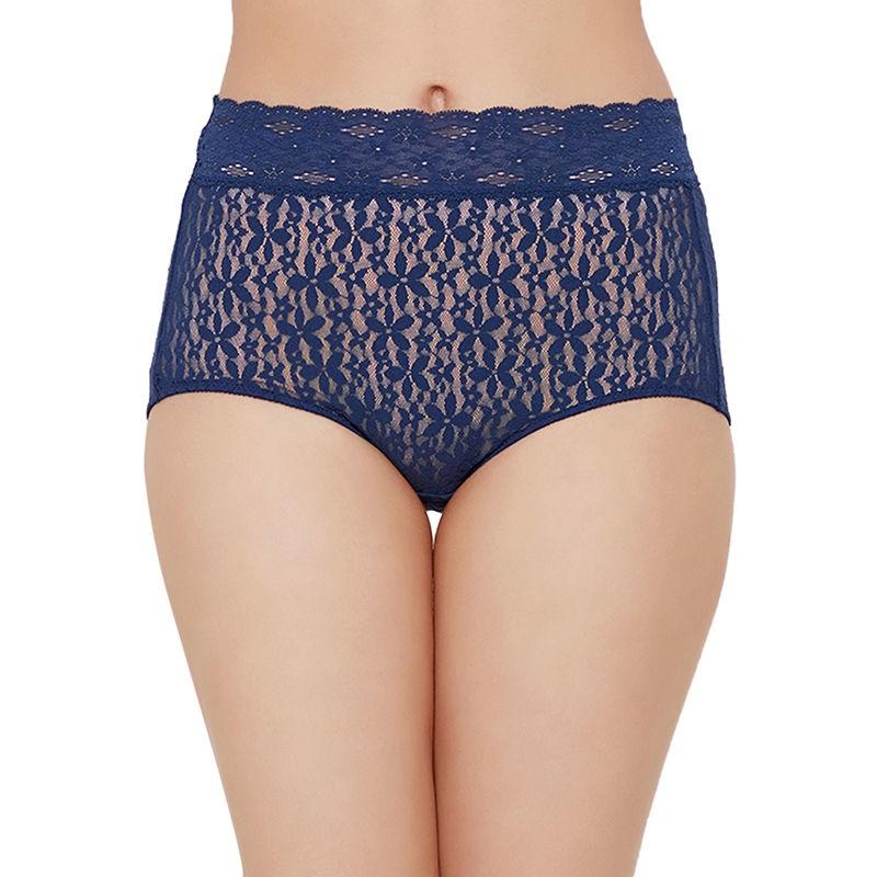 NWT Wacoal S Halo Lace Brief 870405 Dark Blue 129032