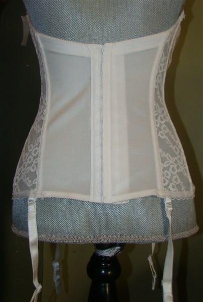 NWOTD Va Bien 38B Bustier Full Figure Strapless Lacy Torsolette 523 129046