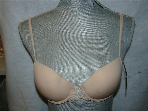 NWT Wacoal Embrace Lace Petite Push Up 75891 Underwire Bra Beige 129089