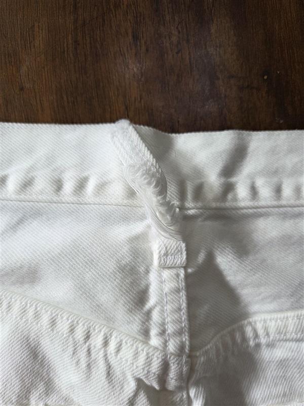 NWOT Edwin 28 Bree Slim Skinny White Tie Dye Button Fly Jeans 129113