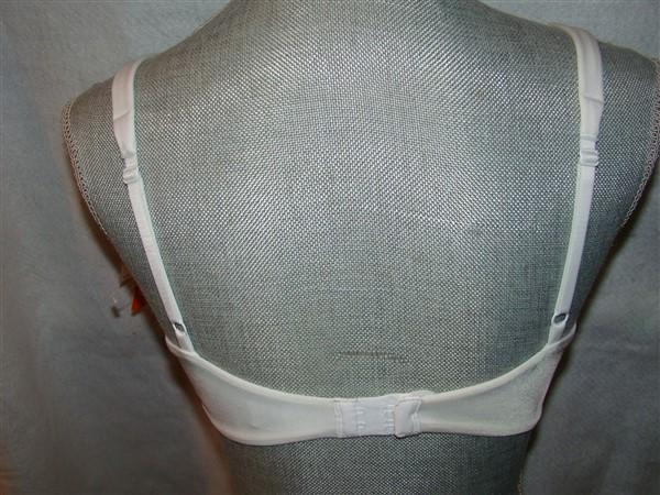 NWT Warners 34C Truefit Tailored Underwire Contour Bra 1278 White 129143