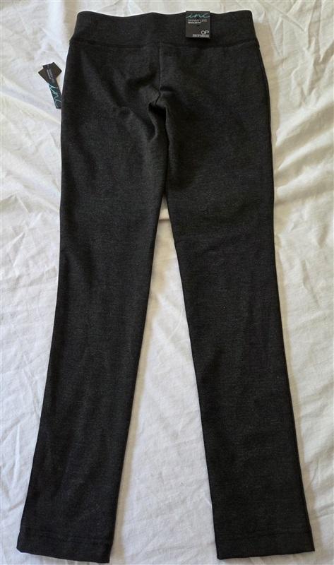 NWT Inc 0P Ponte Full Length Skinny Black Pants 129177