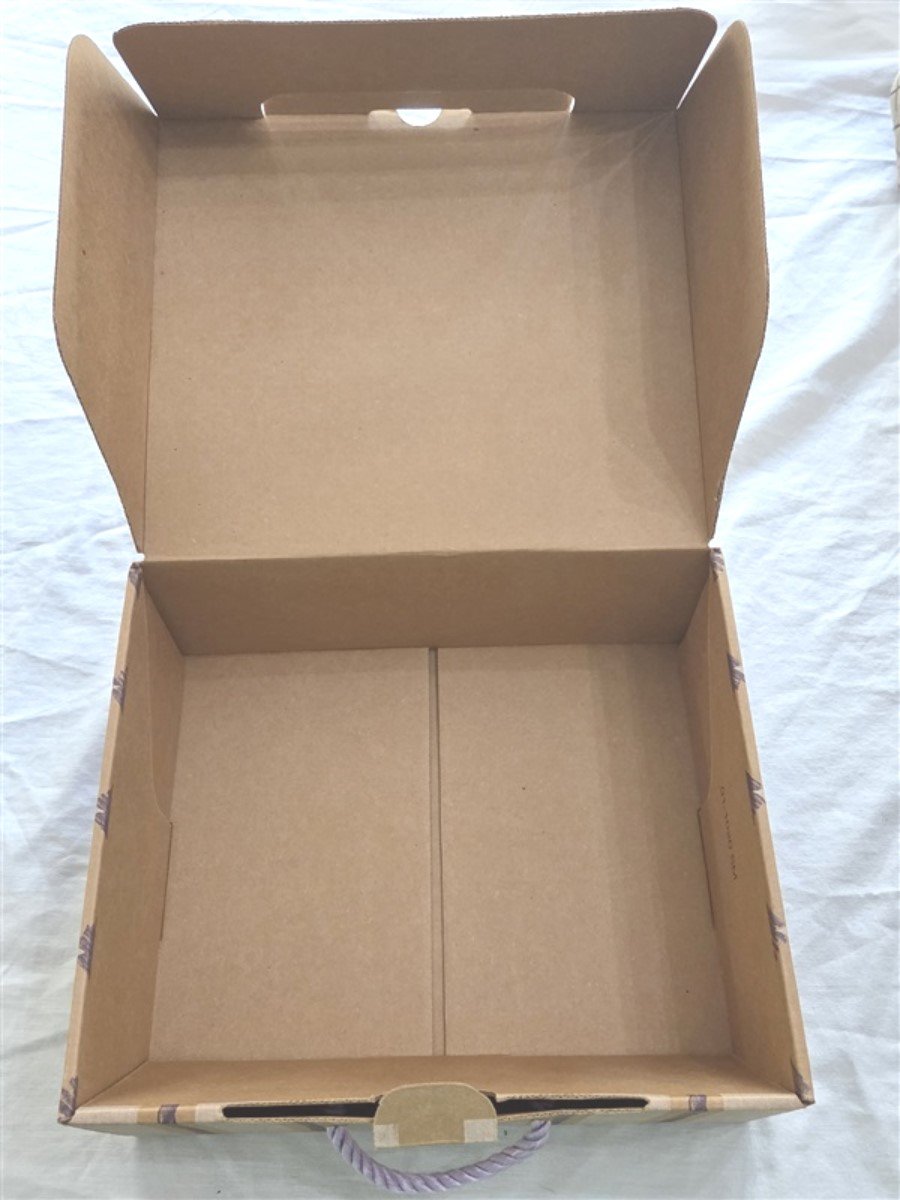 Vintage Brighton Cardboard Purse Storage Gift Box w/ Handle 129183