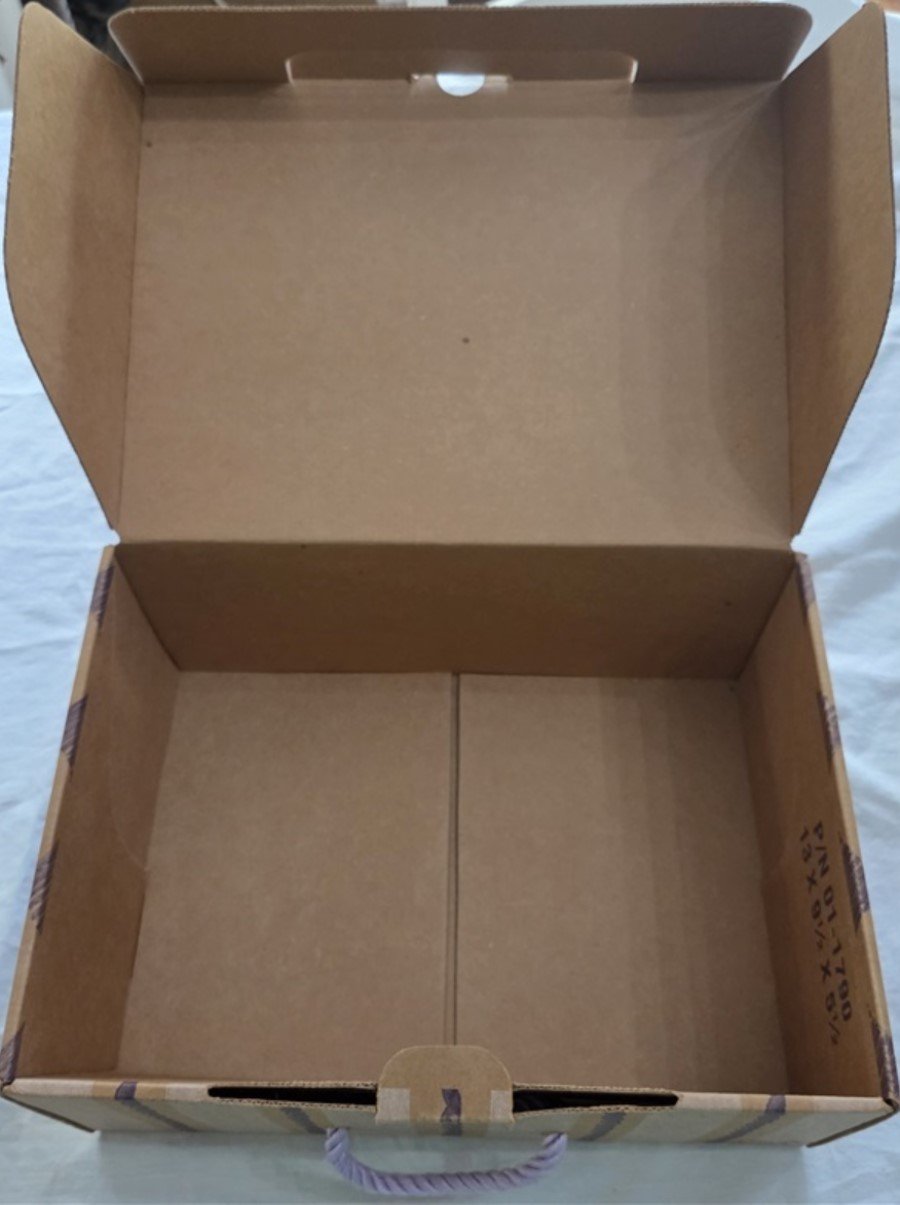 Vintage Brighton Cardboard Purse Storage Gift Box w/ Handle 129185