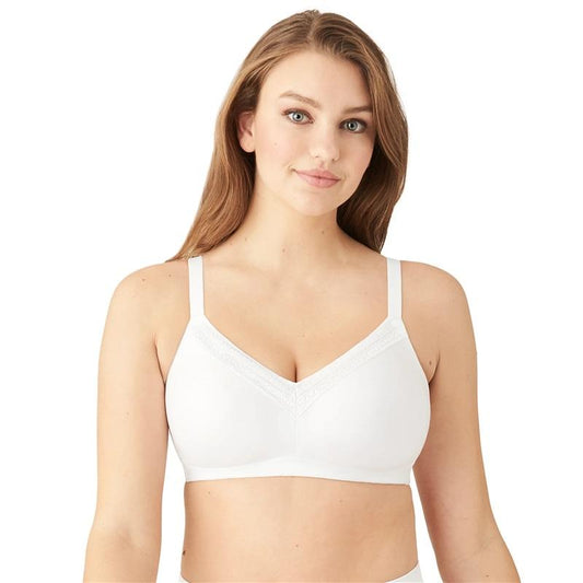 NWtD Wacoal 46DDD Perfect Primer Wire Free Bra 852313 White 129187
