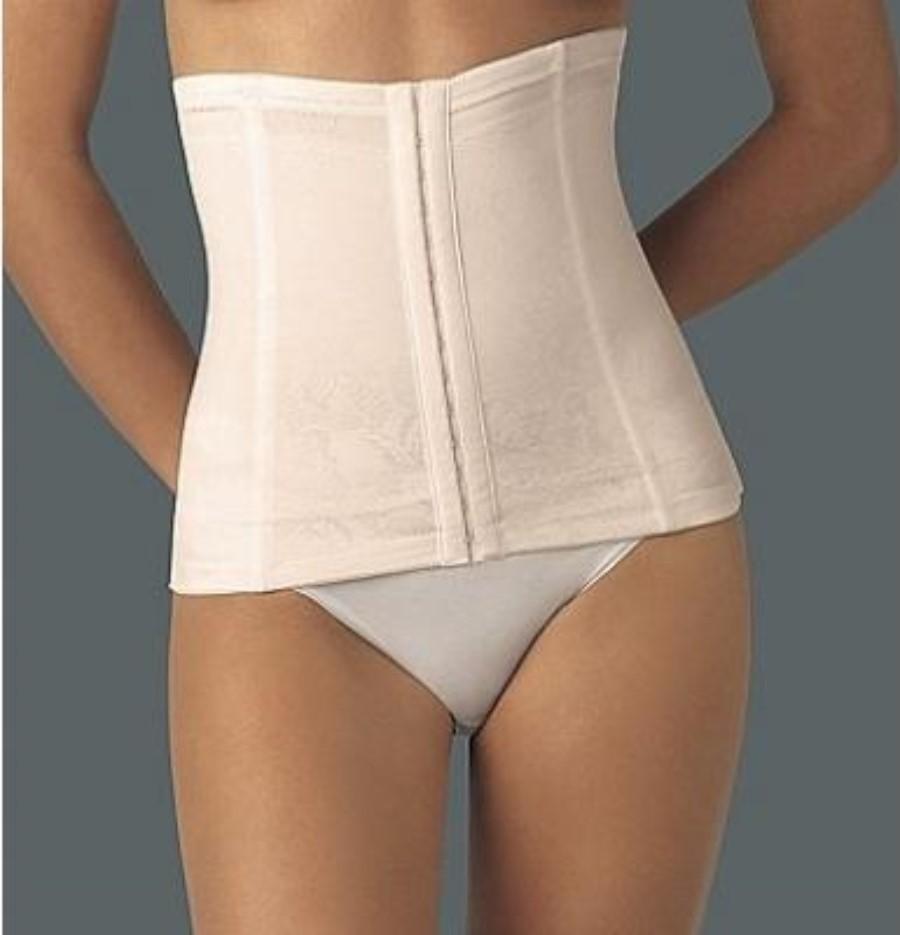 NWOT Flexees Small Instant Slimmer Long Torso Waist Nipper 6868 White 129209