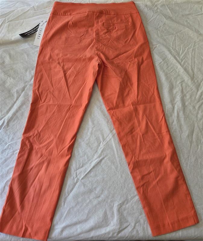 NWT Tribal 10 Flatten It Pull-on Ankle Pant Guava Orange 129217
