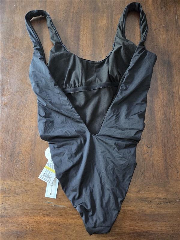NWT Bikini Lab M Good Times & Tan Lines Swimsuit Black 129284