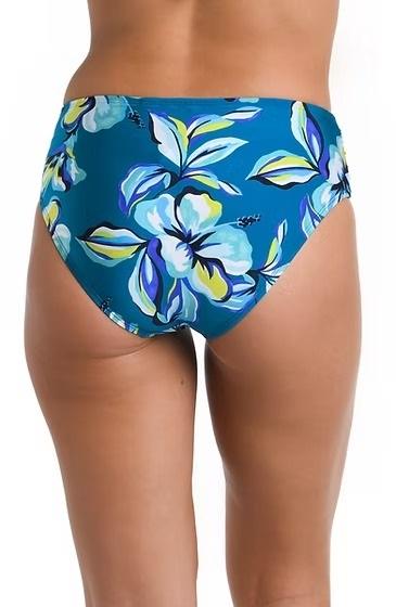 NWT La Blanca 12 Fiji Tropics Banded Hipster Bikini Swim Bottom 129304