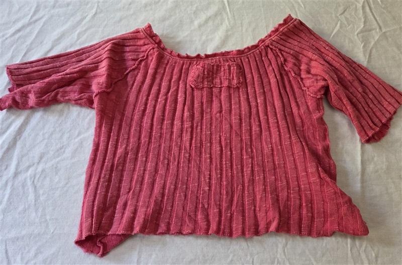 NWT Free People XL Meant To Be Ribbed Strange Love Pink 129316
