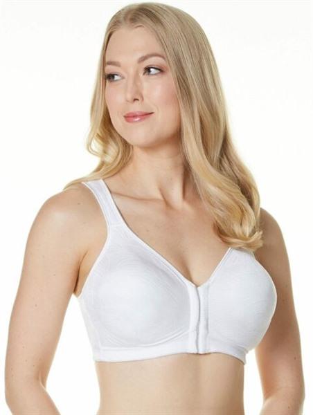 NWT Playtex 42DD 18 Hour Back Posture Boost Front Close Bra E525 White 129333