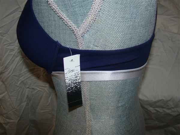 NWT Kensie 34C Nikki Underwire Push-Up Front Close Bra 7613567 Navy 129335
