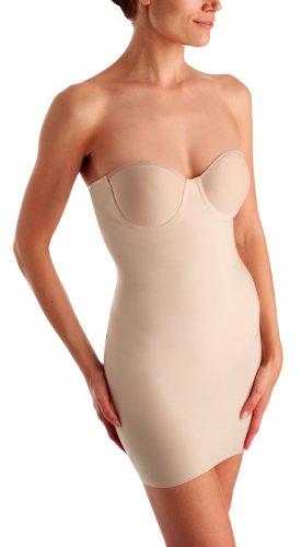 NWOTD Ambrielle 40C Firm Control Bra Slip Built in Panty Beige 129342