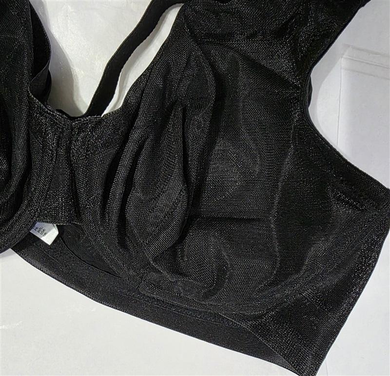 NWT Parfait 40C USA Maya Unlined Plunge Bra P5752 Black 129369